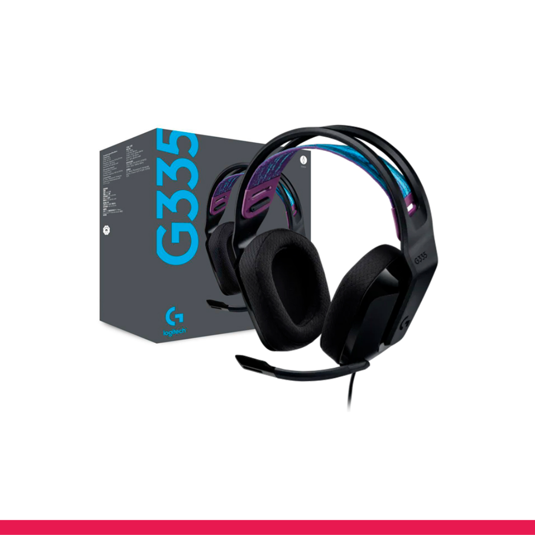 AUDIFONO GAMER LOGITECH G335 BLACK - Imagen 2