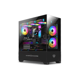 CASE MICRONICS ICUBE MIC GC800-6 BLACK ARGB SIN FUENTE VIDRIO TEMPLADO MID TOWER (copia)