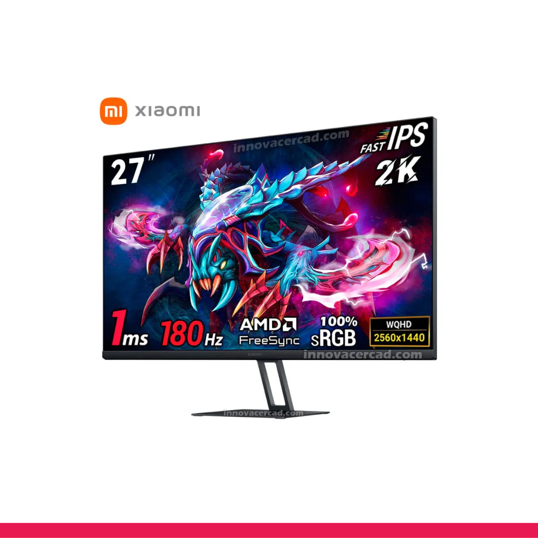 XIAOMI 2K GAMING MONITOR G27QI 27″ QHD/180HZ/1MS/AMD FREESYNC - Imagen 2