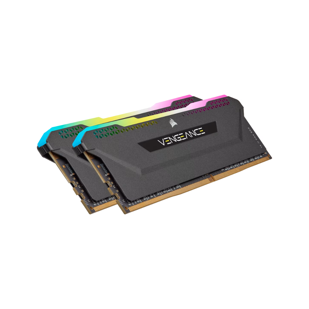 MEMORIA RAM CORSAIR VENGEANCE DDR4 16GB 2X8GB 3200 MHZ RGB - Imagen 2