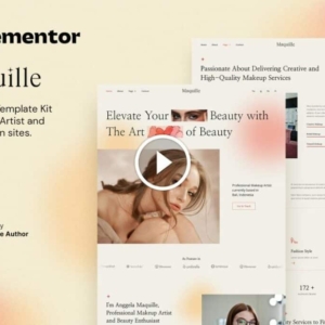 Maquille – Kit de plantillas Elementor para maquilladores y peluqueros