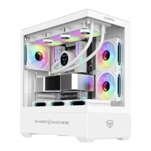 CASE MICRONICS ICUBE MIC GC800-6 BLACK ARGB SIN FUENTE VIDRIO TEMPLADO MID TOWER
