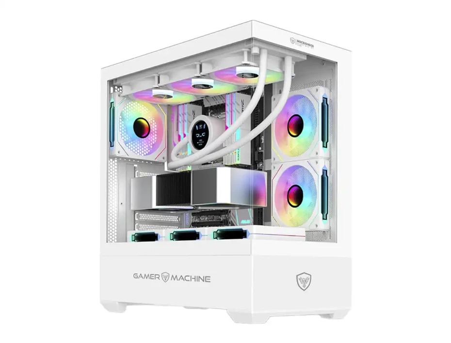CASE MICRONICS ICUBE MIC GC800-6 BLACK ARGB SIN FUENTE VIDRIO TEMPLADO MID TOWER