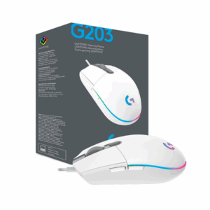 MOUSE GAMING LOGITECH G203 LIGHTSYNC RGB BLANCO