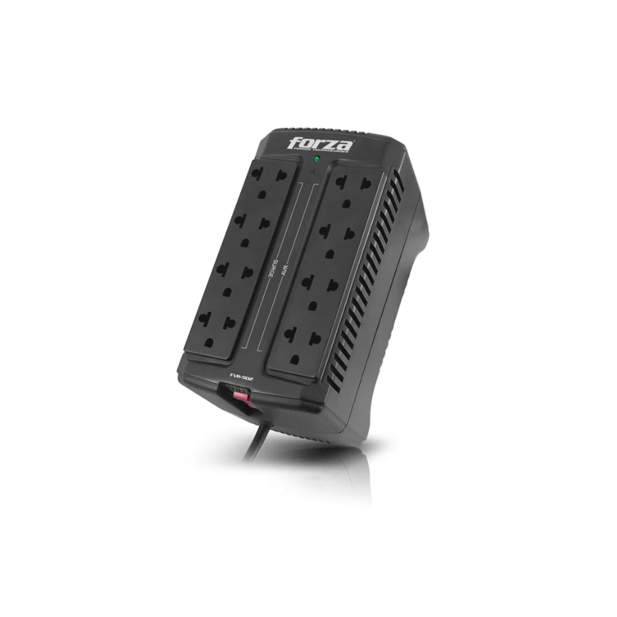 ESTABILIZADOR FORZA FVR-902 / 900VA 8 TOMAS - Imagen 2