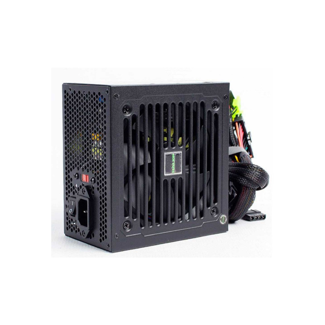 FUENTE DE PODER HALION GAMING GE POWER SUPPLY ATXGE-650/650W COLOR NEGRO - Imagen 2