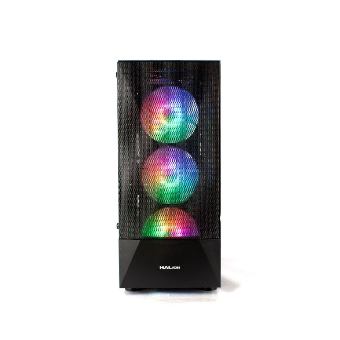 CASE HALION POLARIS C/FUENTE 500W 4 COOLERS FAN – LED RGB - Imagen 2