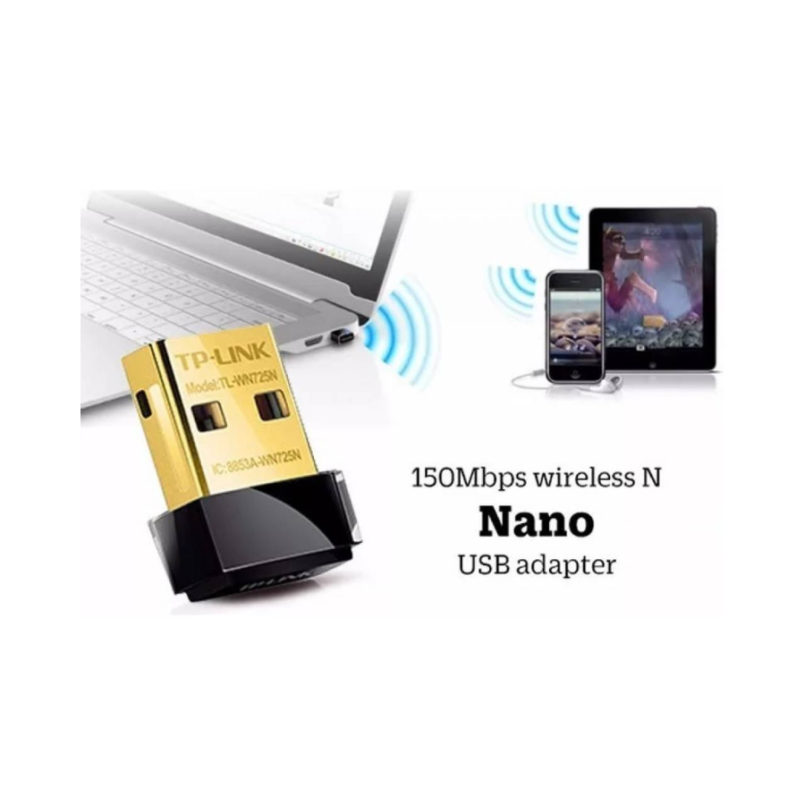 TP-LINK, ADAPTADOR INALAMBRICO NANO USB N, TL-WN725N - Imagen 2