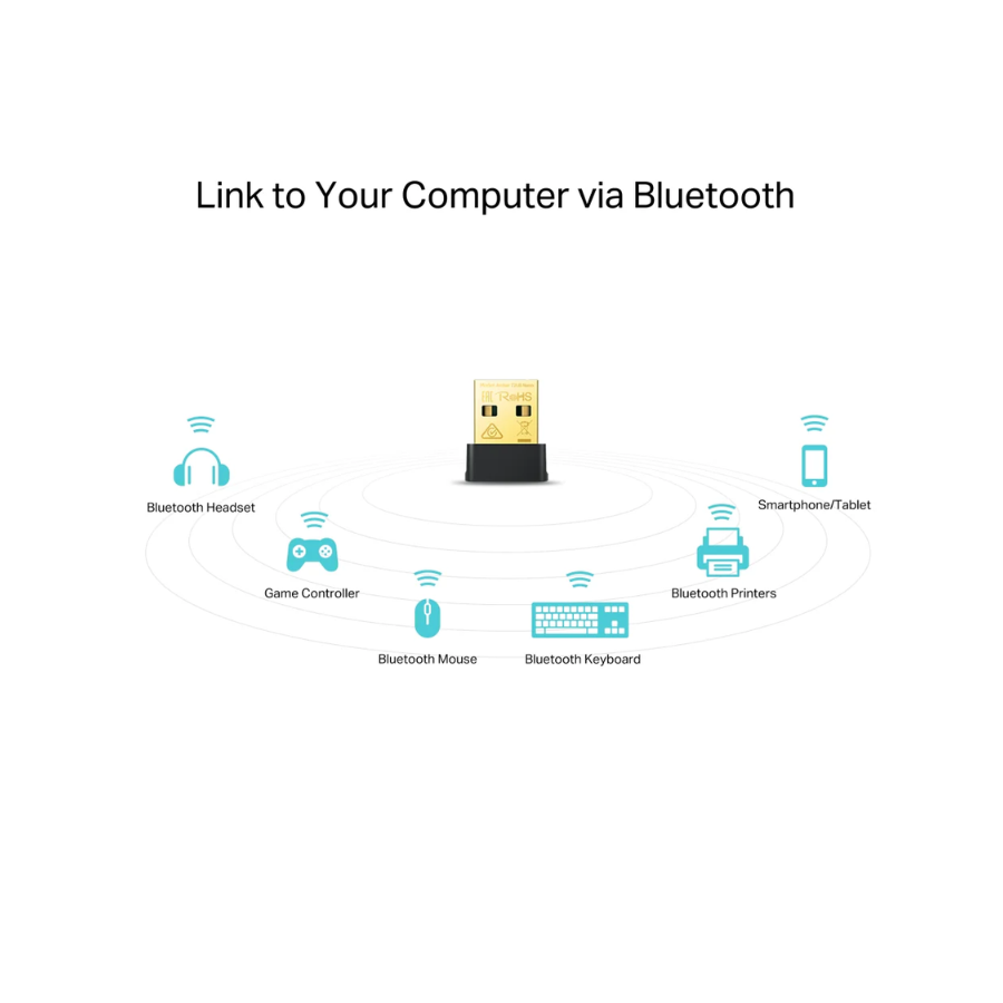 TP-LINK, AC600 Nano Wi-Fi Bluetooth 4.2 USB Adapter, Archer T2UB Nano - Imagen 2