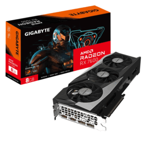 TARJETA DE VIDEO GIGABYTE AMD RX 7600 8GB GAMING OC 3FAN