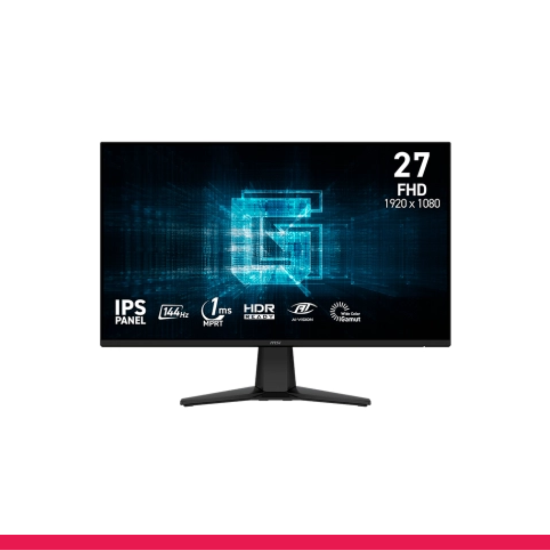 Monitor Plano Gaming MSI G275L E14, 27″ FHD IPS, 144 Hz, 1 MS, HDMI, DP - Imagen 3