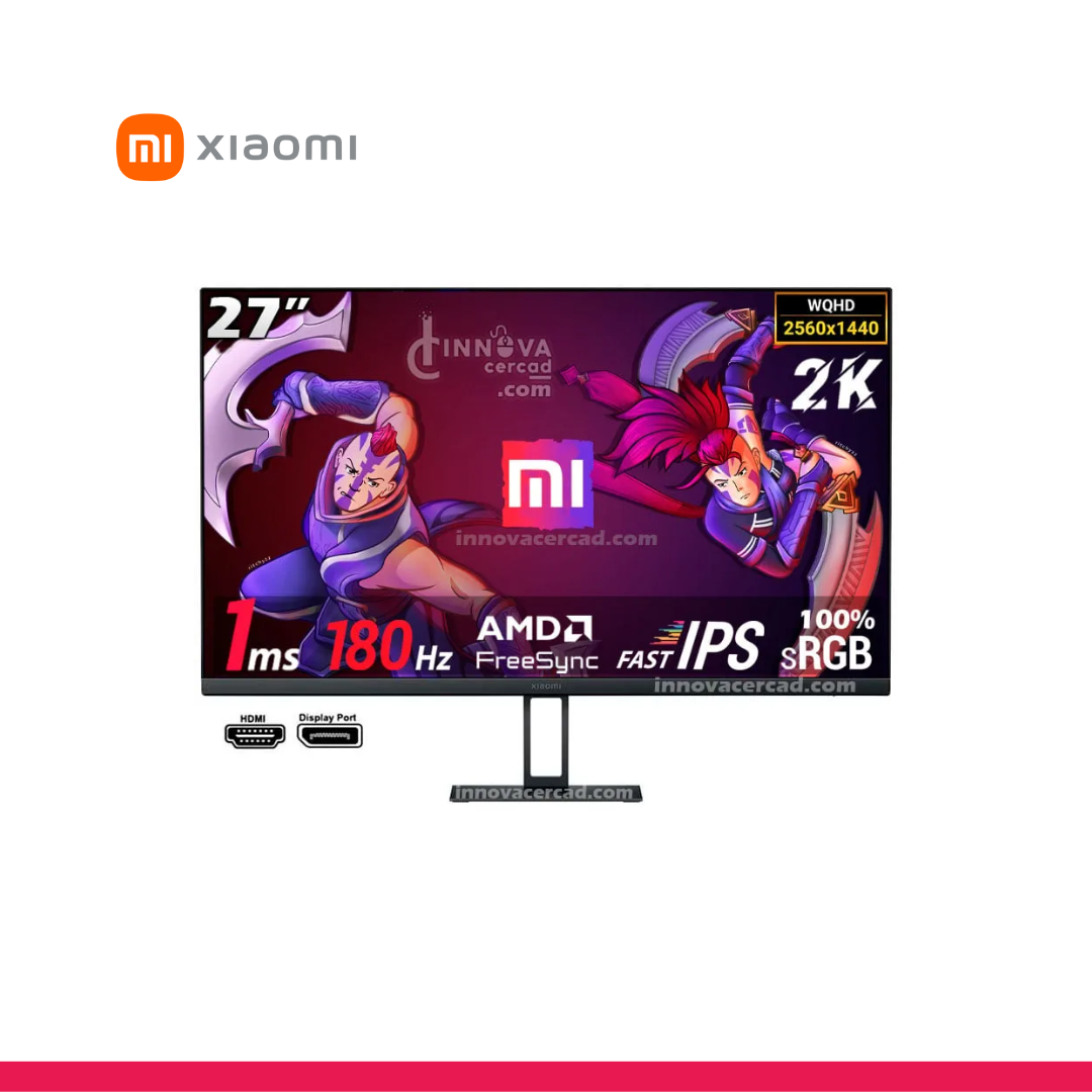 XIAOMI 2K GAMING MONITOR G27QI 27″ QHD/180HZ/1MS/AMD FREESYNC - Imagen 5