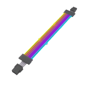Extensión ARGB Iceberg 6+2 Pin GPU Negro