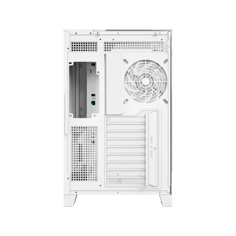 Gabinete Gamer TESSERACT X White XYZ 7 Veniladores ARGB - Imagen 5