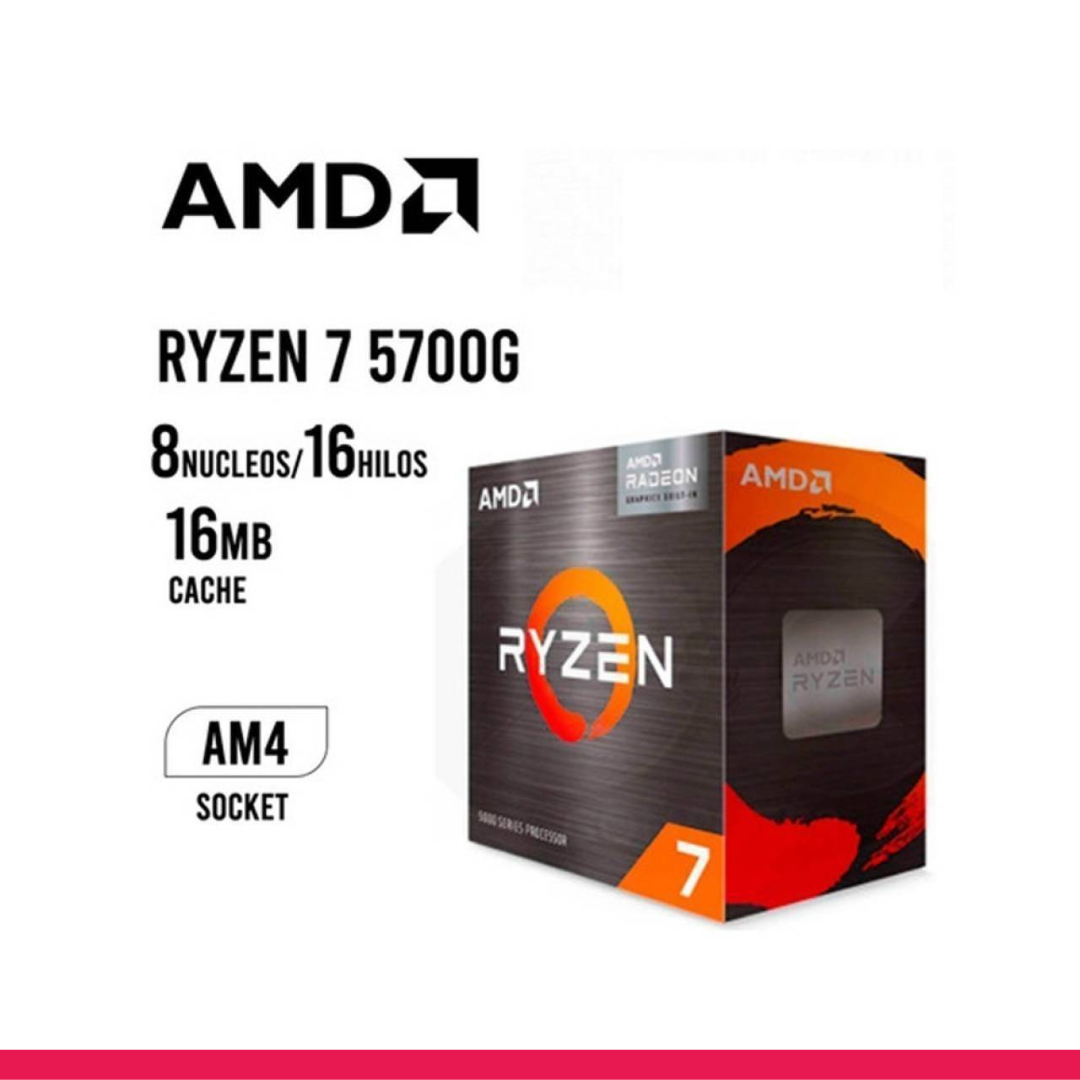 PROCESADOR RYZEN 7 5700G 3.80 | 4.60GHZ 16MB 8C AM4 - Imagen 6