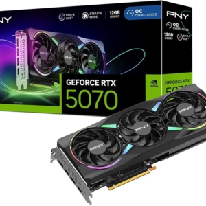 Tarjeta de video RTX 5070 PNY EPIC-X ARGB OC 12GB DLSS4