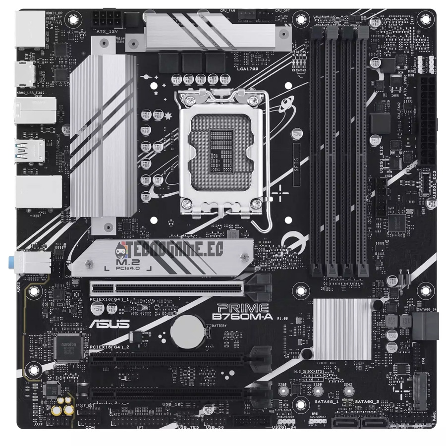 Mainboard B760M-A, Intel 12 13 14va, Ddr5 – Asus Prime - Imagen 2