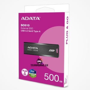 Unidad Estado Solido SSD Externo 500Gb 3.2 Gen 2 – Adata SC610
