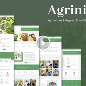 Agrinice – Kit de plantilla Elementor de agricultura y alimentos orgánicos