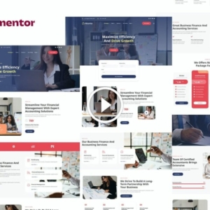 Akunta: kit de plantillas Elementor para servicios de contabilidad y finanzas empresariales