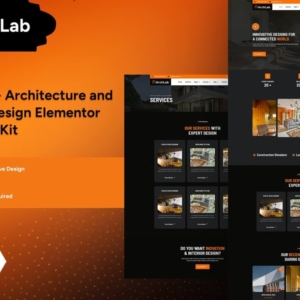 Archlab – Arquitectura y Diseño de Interiores Elementor Pro Template Kit