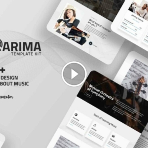 Arima – Kit de plantilla Elementor de sinfonía musical