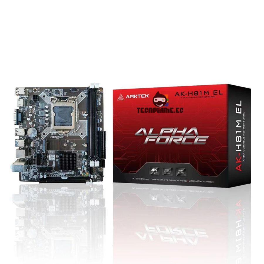 Mainboard H81 Intel 4th M.2 NVMe – Arktek