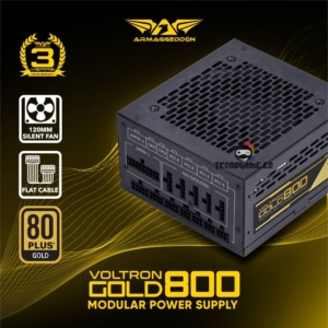 Fuente De Poder 800W Certif. 80+ Gold Modular – Armaggeddon Voltron