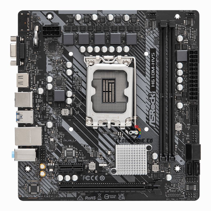 Mainboard H610M Hvs Hdv 14va – Asrock - Imagen 2