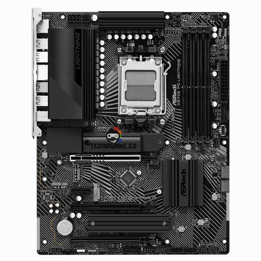 Mainboard x670E PG, Amd, Am5, Ddr5 – Asrock Phantom Gaming - Imagen 2