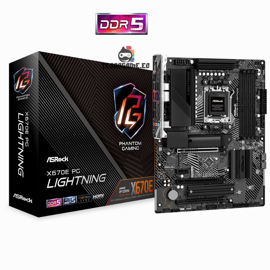 Mainboard x670E PG, Amd, Am5, Ddr5 – Asrock Phantom Gaming