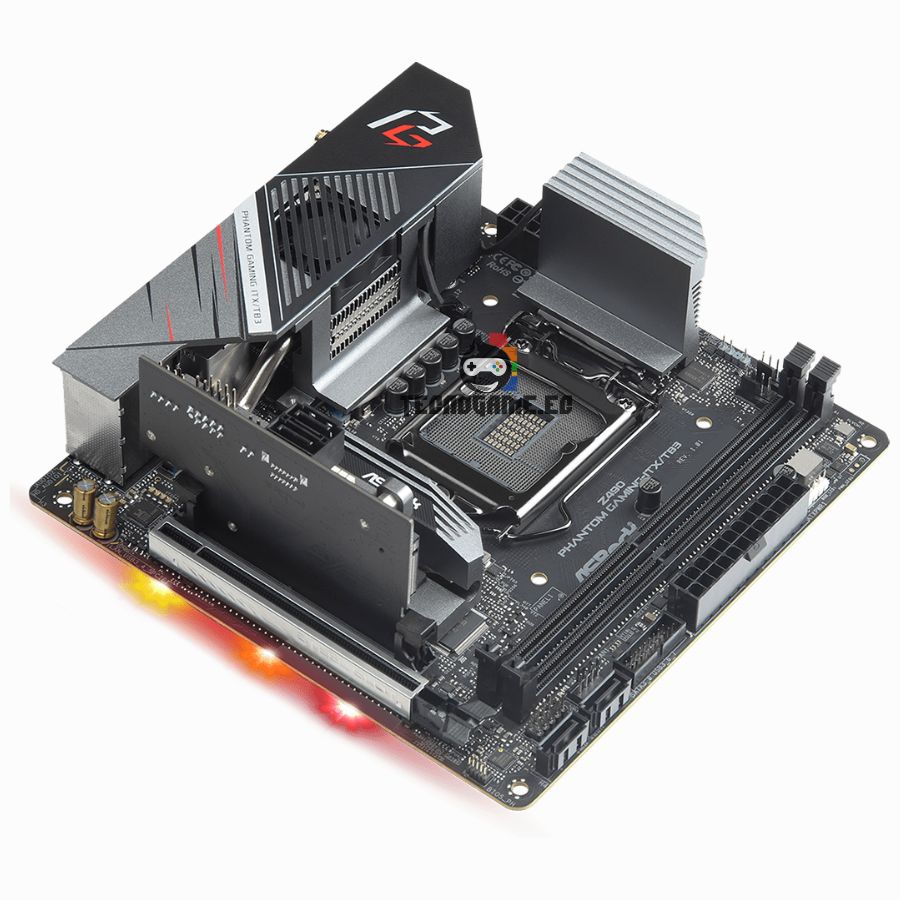 Mainboard Z490 Gaming Intel 10 11va, Wifi, Bt – Asrock PG Itx Tb3 - Imagen 2