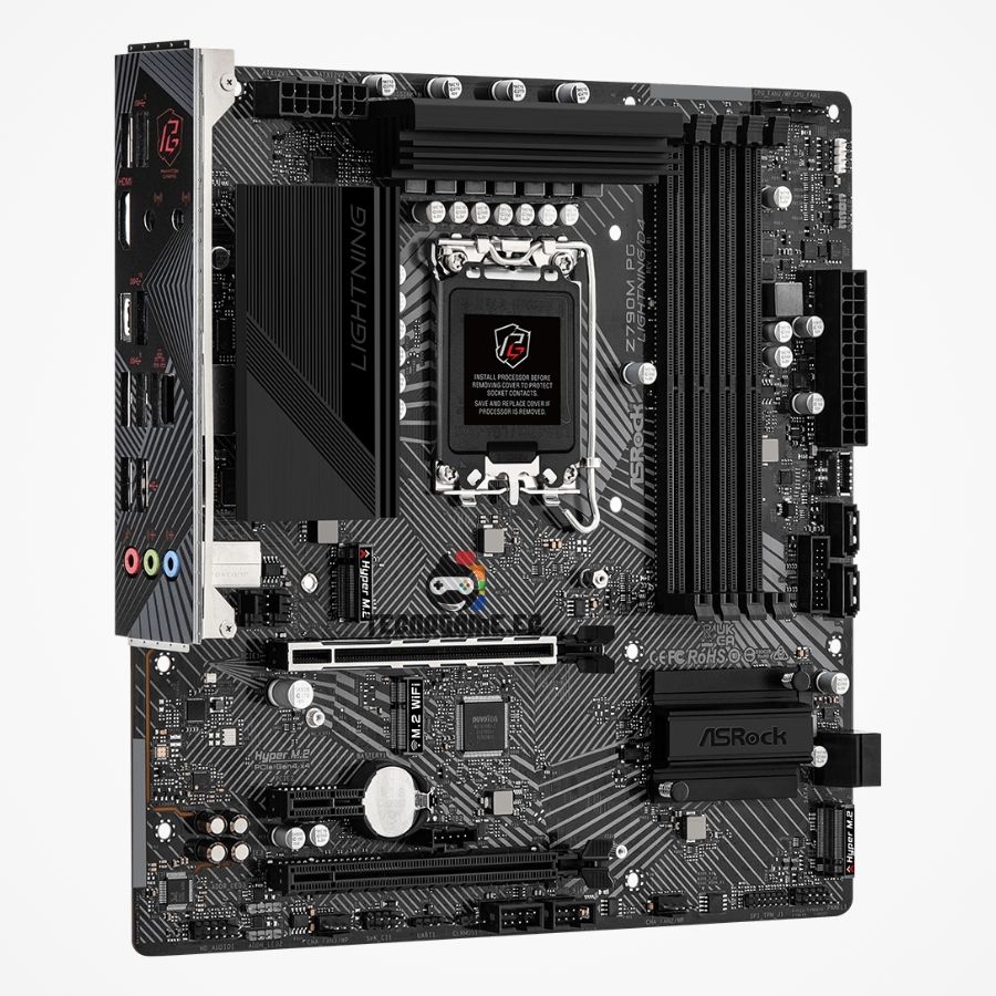 Mainboard Z790M PG, 12 13 14va, D4 – Asrock Phantom - Imagen 4
