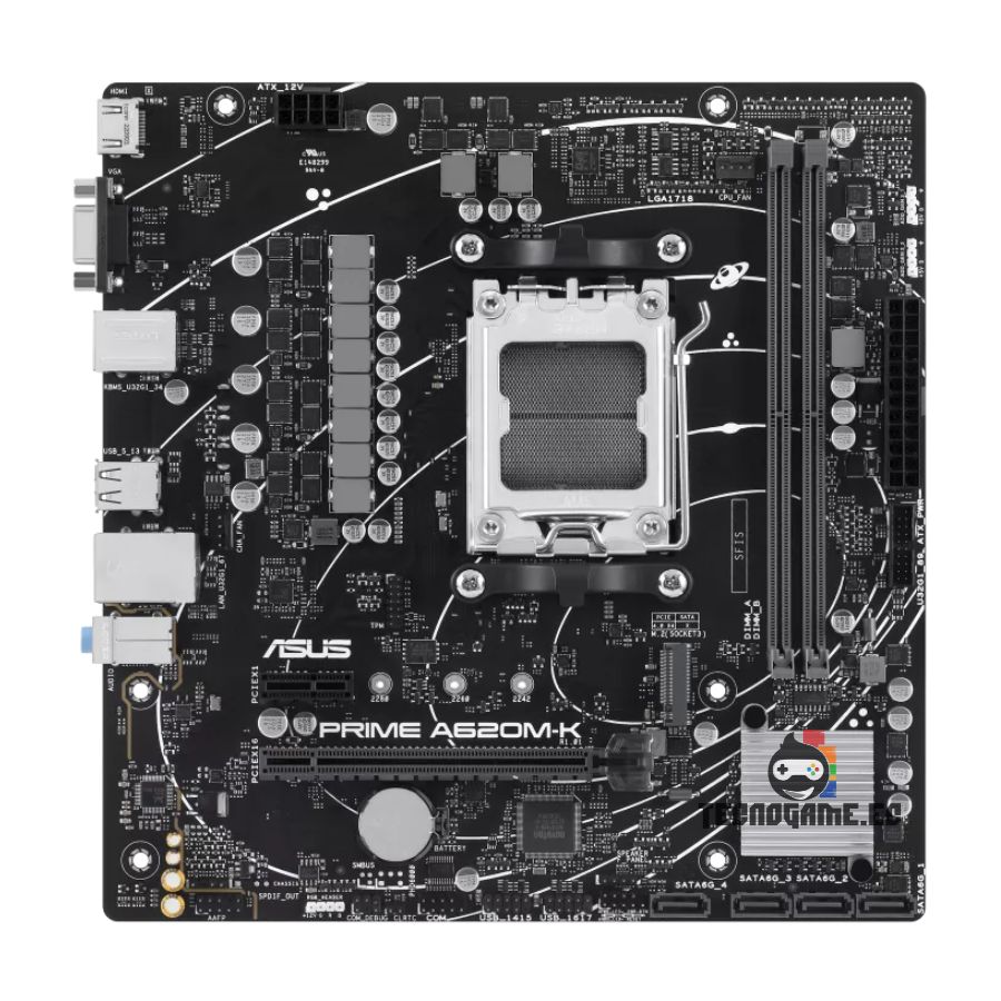 Mainboard a620m-k, Amd, Am5, Ddr5 – Asus - Imagen 3