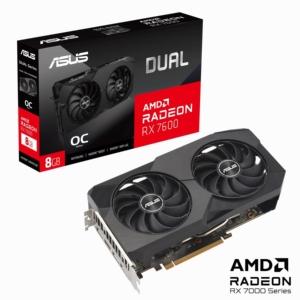 Tarjeta Gráfica Amd Rx 7600 8Gb Gddr6 Oc – Asus Dual