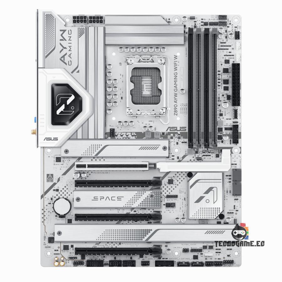 Mainboard Z890 Intel Ultra – Asus AYW Gaming Wifi W - Imagen 2