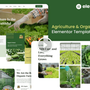 Atani – Agriculture & Organic Farm Elementor Pro Template Kit