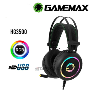 Audífono Gamer Estéreo Usb C/ Mic – Gamemax HG3500
