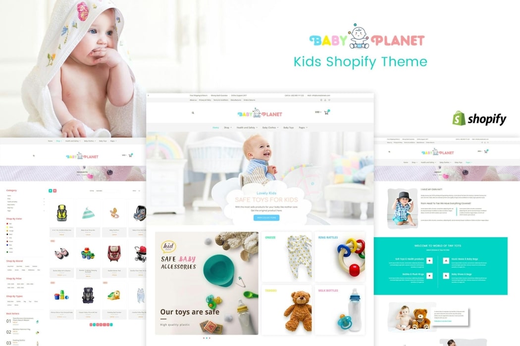 Baby Planet | tema responsivo de Shopify de Juguetes para niños