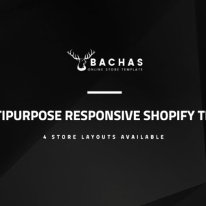 Bachas – DRAG & DROP Multipurpose Responsive Shopify Theme