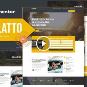 Balatto – Kit de plantillas Elementor Pro de la empresa de alquiler de coches