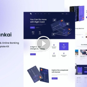 Bankai: kit de plantilla Elementor de pago con tarjeta y banca en línea