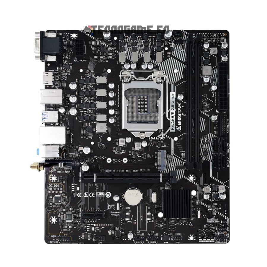 Mainboard H510M-E Intel 10 11va – Biostar - Imagen 2