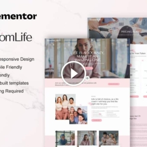 BlossomLife – Woman Life Coach & Consulting Elementor Template Kit