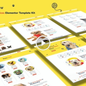 Bowow – Pet Care Services Elementor Template Kit