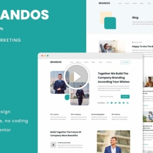 Brandos – Kit de plantilla Elementor de marketing digital