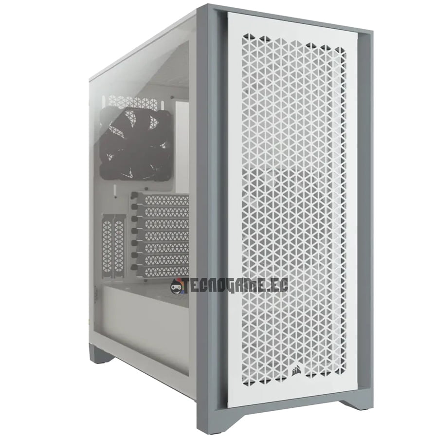 Case Gamer, Mid T, 2Fan, Vidrio T – Corsair 4000D WH