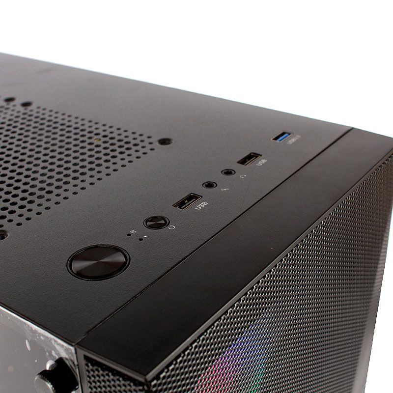 CASE HALION POLARIS C/FUENTE 500W 4 COOLERS FAN – LED RGB - Imagen 4