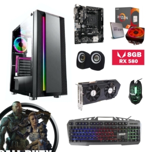 Cpu Gamer Ryzen 7 5700x, Grafica RX 580 8GB, Ram 32Gb, Ssd 256Gb + 1TB