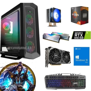 Cpu Gamer Ryzen 7 5700x, Nvidia Rtx 3050 8Gb, Periféricos